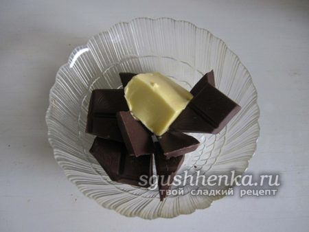 черный и белый шоколад