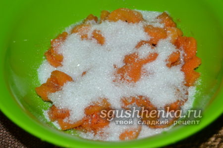 абрикосы засыпанные сахаром