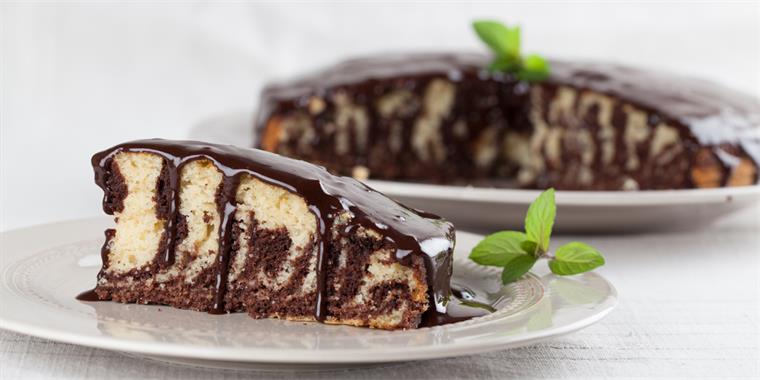 Красивый и вкусный торт «Зебра»