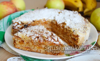 насыпной яблочный пирог рецепт с фото