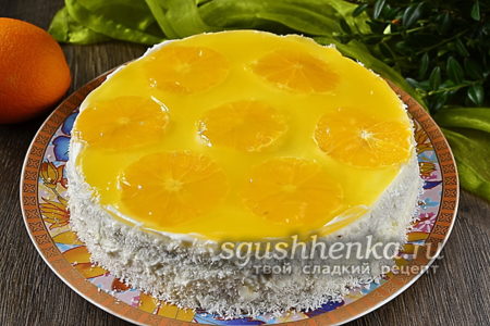 домашний торт с апельсинами