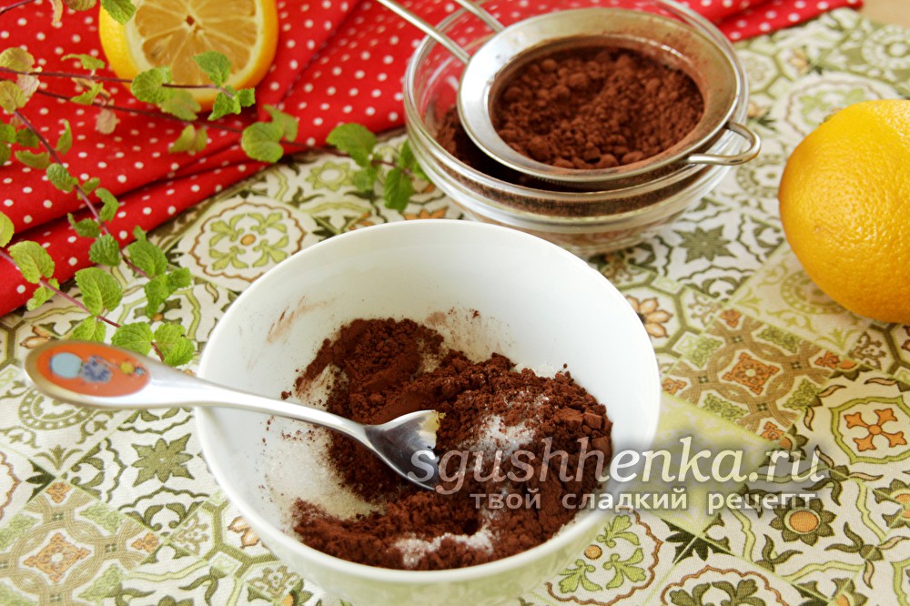 ингредиенты для горячего шоколада