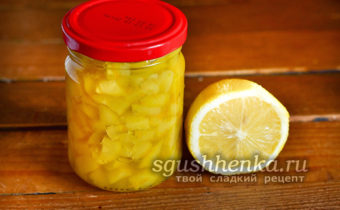 варенье из кабачков с апельсином и лимоном