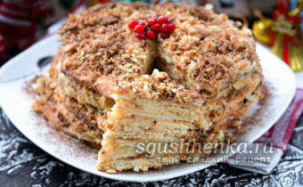 торт Наполеон советский рецепт вкуснейшего десерта